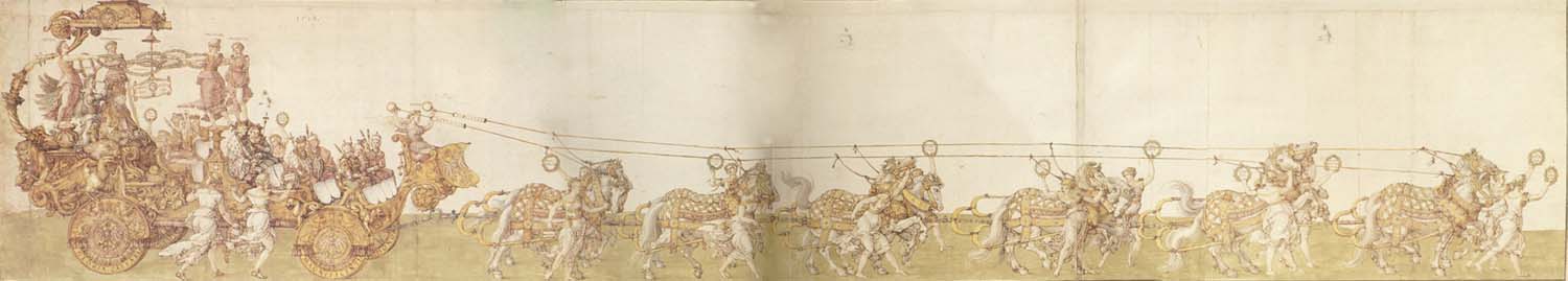 Albrecht Durer Design for the Great triuphal Chariot of Emperor Maximilian i